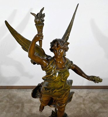 Ferville-Suan, La Patrie, Late 1800s, Regula Sculpture-RVK-1792514