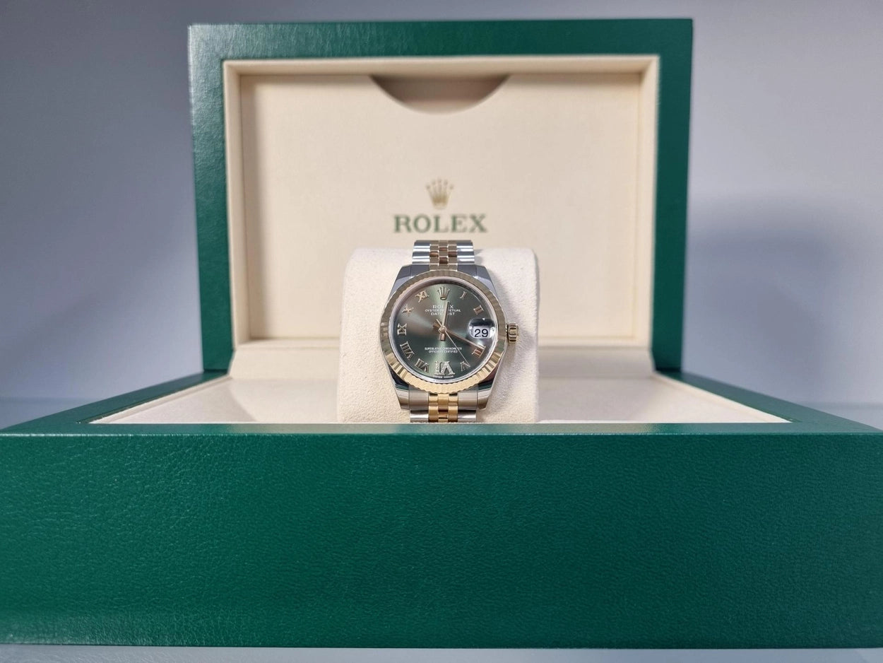 [빈티지/매장즉시발송] Rolex® Datejust 31 (31mm | 올리브그린 | 6시 다이아 | 플루쥬빌)