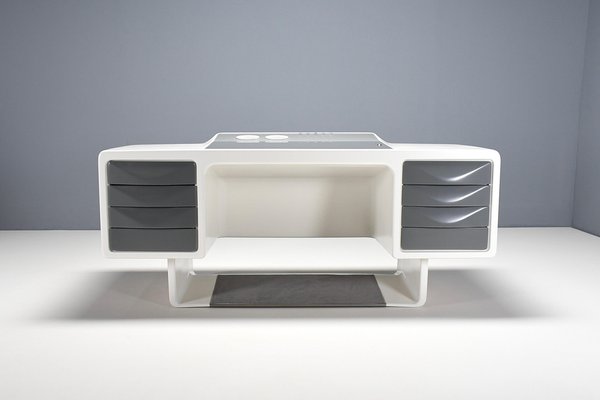 Fiberglass Directors Desk attributed to Ernest Igl for Wilhelm Werndl, 1970s-QT-1560935