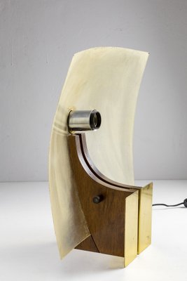 Fiberglass Lampshade Table Lamp, 1960s-LMR-1367165