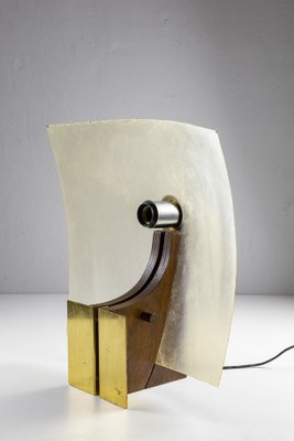 Fiberglass Lampshade Table Lamp, 1960s-LMR-1367165