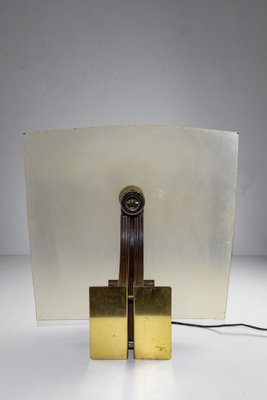 Fiberglass Lampshade Table Lamp, 1960s-LMR-1367165