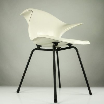 Fiberglass Shell Lounge Chair, 1970s-FUP-630623