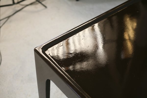 Fiberglass Table in Brown, France, 1970s-MAO-1050241