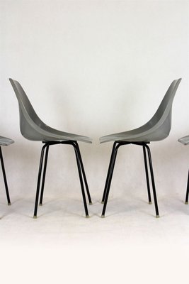 Fibreglass Chairs by Miroslav Navratil for Vertex, 1960s, Set of 4-WVS-799227