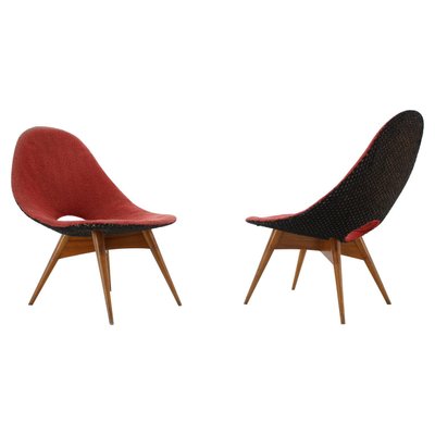 Fibreglass Chairs, Czechoslovakia, 1960s, Set of 2-TZ-975071