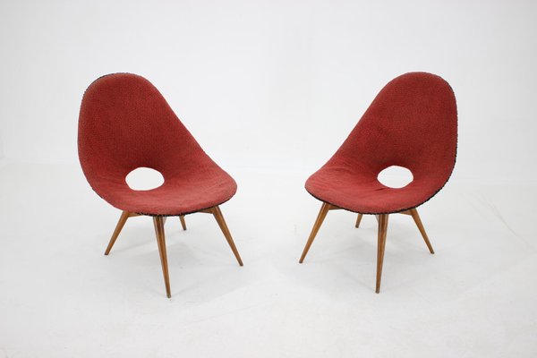 Fibreglass Chairs, Czechoslovakia, 1960s, Set of 2-TZ-975071