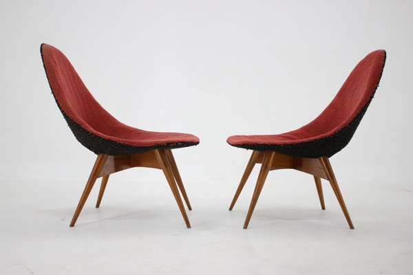 Fibreglass Chairs, Czechoslovakia, 1960s, Set of 2-TZ-975071