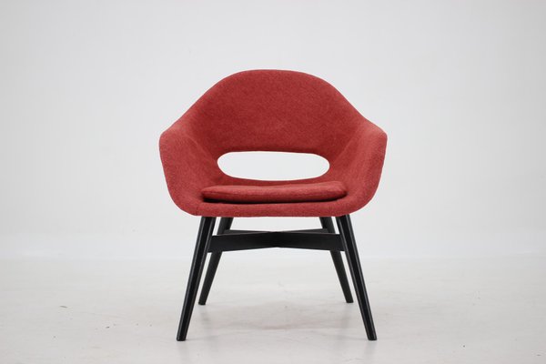 Fibreglass Shell Lounge Chair by Miroslav Navratil, 1960s-TZ-787919