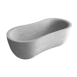 FIDA - Freestanding natural stone bathtub (Request Info)