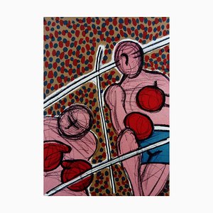 Fight on the Moon - Lithograph N ° 2 1985-ICD-677673