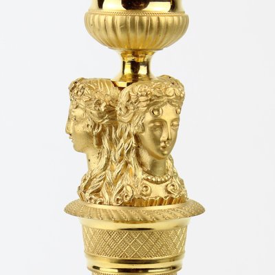 Figurative Empire Candleholders, 1820s, Set of 2-KMT-1274270