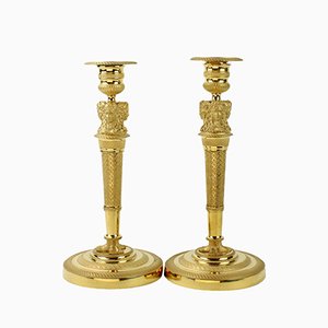 Figurative Empire Candleholders, 1820s, Set of 2-KMT-1274270