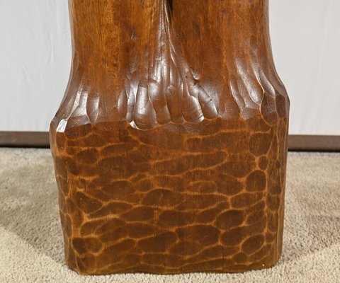 Figurative Sculpture, 1950s, Solid Mahogany-RVK-1806832