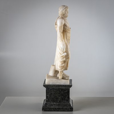 Figurative Sculptures, Late 19th Century, Alabaster, Set of 2-VEI-2021305