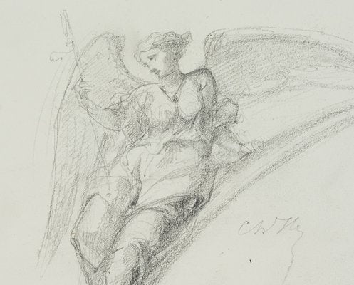 Figure Design, 19th-Century, Pencil-OJR-1273447