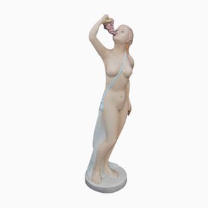 Figure of a Nude Girl with Cloth & Grapes from Ronzan, 1940s-IJR-776689