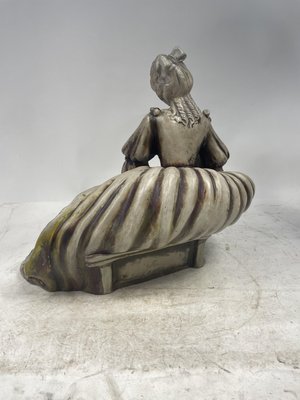 Figure of Lady, 19th Century, Terracotta-GKM-2027956