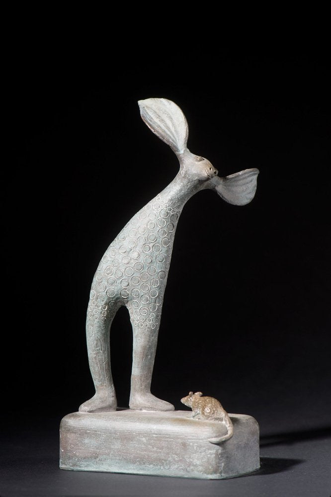 Figure of Mouse on Block by Betty Paanekker