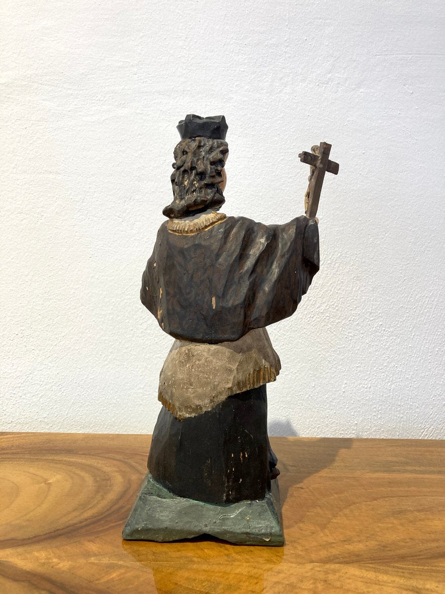 Figure of St. Johannes Nepomuk, Bohemia, 19th Century