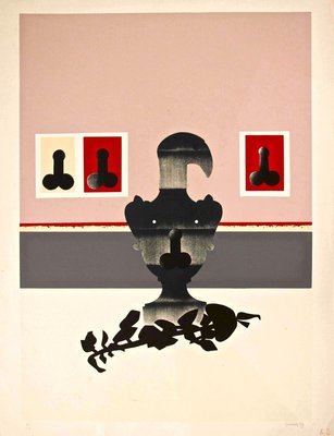 Figures - Original Screen Print by Giuseppe Guerreschi - 1974 1974-ZCI-758000