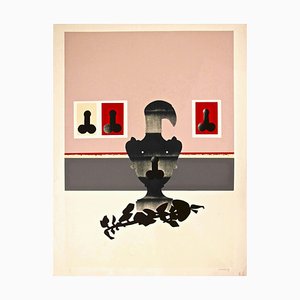 Figures - Original Screen Print by Giuseppe Guerreschi - 1974 1974-ZCI-758000