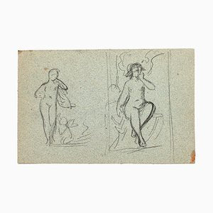 Figures, Pencil, Early 20th Century-ZCI-803032