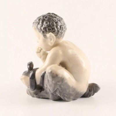 Figurine Faun with a Snake from Royal Copenhagen-WMV-1252320