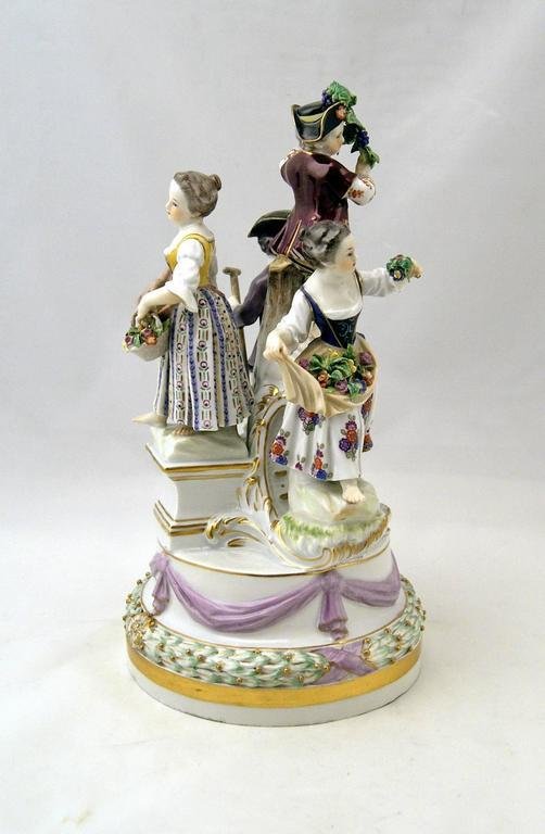 Figurine Group by Kaendler for Meissen, 1870