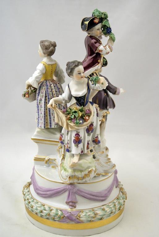 Figurine Group by Kaendler for Meissen, 1870