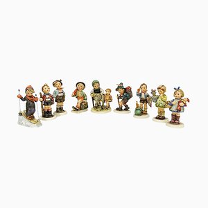 Figurines by M.I. Hummel from Goebel West Germany, Set of 9-UCH-1324683