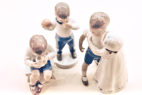 Figurines from Bing & Gröndahl, 1960s, Set of 3-HYQ-1226244