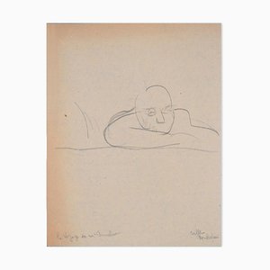 Filiberto Scarpelli, Figure, Original China Ink on Paper, 1930s-ZCI-1758840