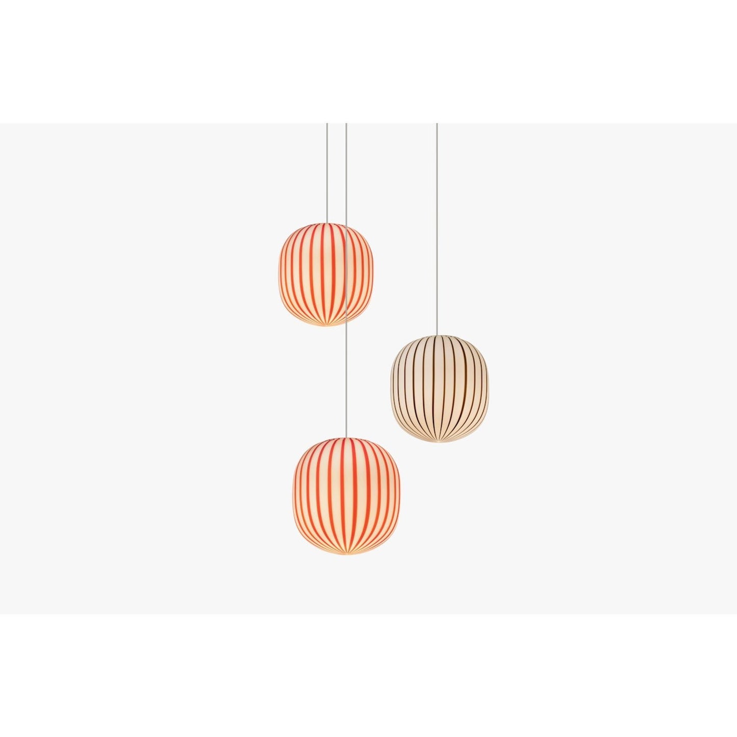 Established & Sons FILIGRANA LIGHT S2 Cylinder Ø22 - Red Canes