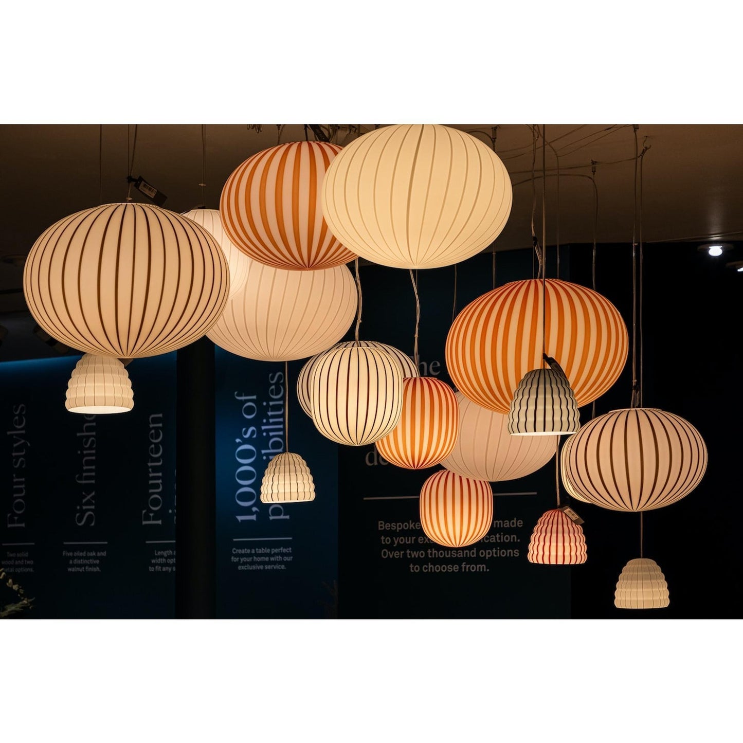 Established & Sons FILIGRANA LIGHT S2 Cylinder Ø22 - Blue Canes