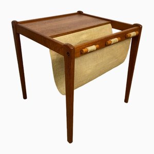 Filigree Newspaper Table in Teak, Denmark-GPQ-1799930