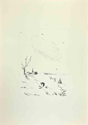 Filippo De Pisis, Cloud, 1960s, Lithograph-ZCI-2020841