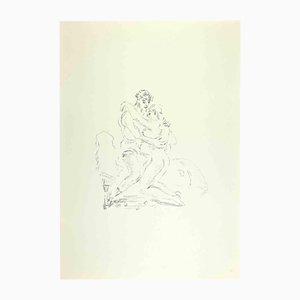 Filippo De Pisis, Lovers, 1968, Lithograph-ZCI-2020835