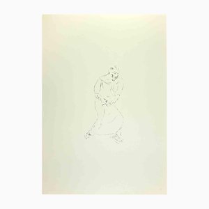 Filippo De Pisis, Woman Posing, 1960s, Lithograph-ZCI-2020839