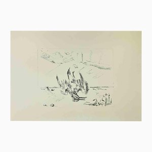 Filippo De Pisis, Woodcock, Lithograph, 1968-ZCI-2032745