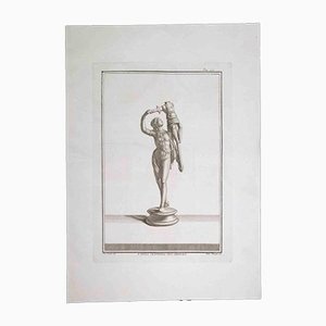 Filippo Morghen, Ancient Roman Statue, Original Etching, 18th-Century-ZCI-1165778