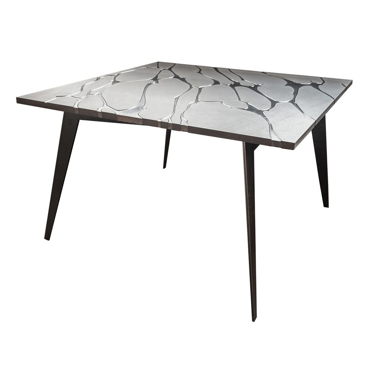 Filodifumo 2nd Outdoor Table in Lava Stone and Steel by Riccardo Scibetta & Sonia Giambrone for MYOP