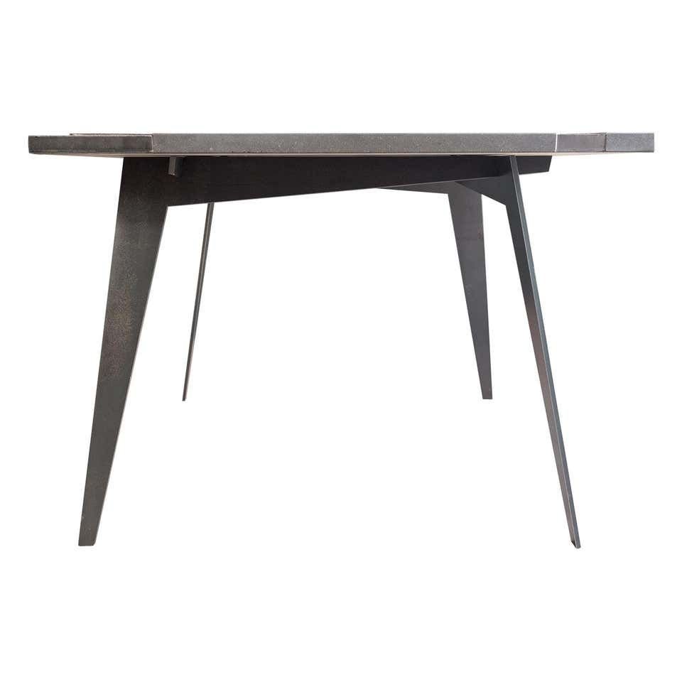 Filodifumo 4th Outdoor Table in Lava Stone and Steel by Riccardo Scibetta & Sonia Giambrone for MYOP