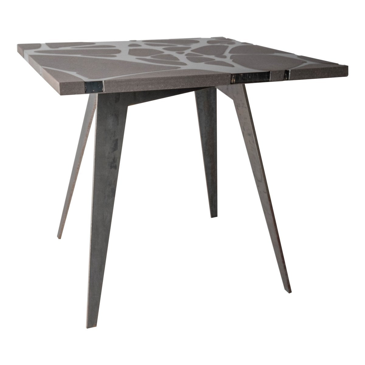 Filodifumo Ventura V3 Lava Stone & Steel Garden Table by Riccardo Scibetta & Sonia Giambrone for MYOP