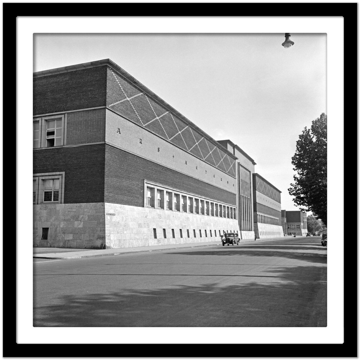 Fine Arts Palace Within Court of Honour Duesseldorf, Germany 1937