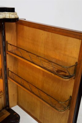 Fine Carved and Ebonized Bar Cabinet, 1920s-RCE-1442091