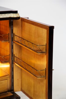 Fine Carved and Ebonized Bar Cabinet, 1920s-RCE-1442091