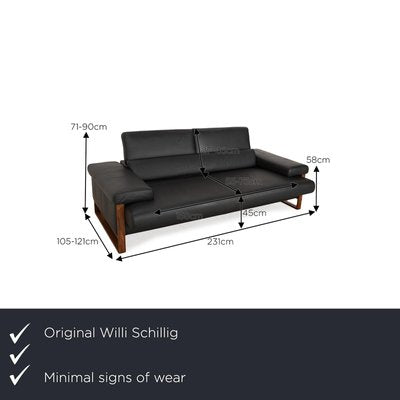 Finn Leather 2-Seater Sofa from Willi Schillig-RQW-2016690