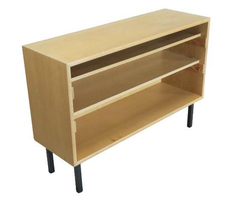 Finnings Open Bookcase in Washed Oak-FYZ-1322444