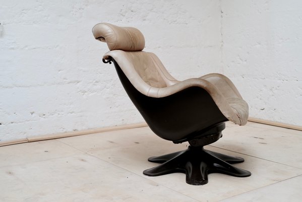 Finnish 418 Swivel Chair by Yrjö Kukkapuro for Haimi, 1970s-APD-862344